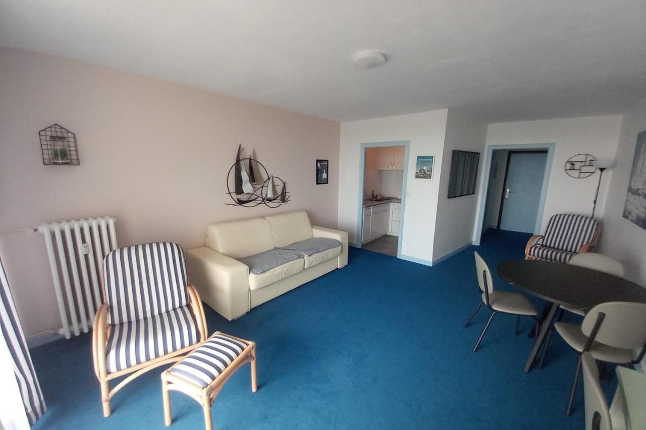 Grand Studio Vue Mer Dans Residence Des 3 Iles Pres De La Thalasso Quiberon Exterior photo