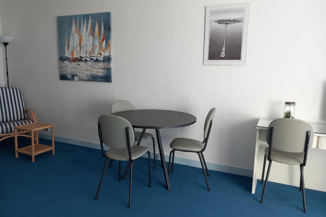 Grand Studio Vue Mer Dans Residence Des 3 Iles Pres De La Thalasso Quiberon Exterior photo
