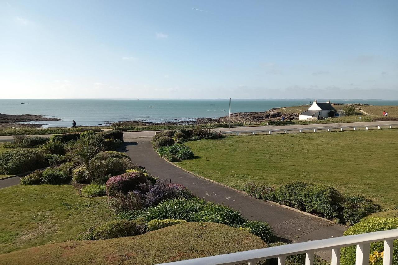 Grand Studio Vue Mer Dans Residence Des 3 Iles Pres De La Thalasso Quiberon Exterior photo